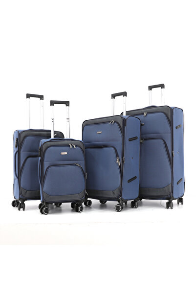 MELIFE 4 Piece Soft Luggage Set | 20", 24", 28", 32" | Lightweight Travel Tro...