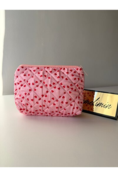 emelimin Women's Patterned Quilted Makeup Bag and Travel Cosmetic Bag