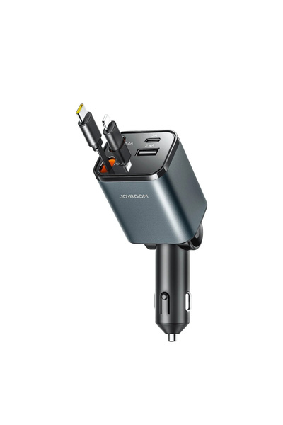 Joyroom 50W 4 Port pd+Usb+Çekmeli Araç Şarj Çakmaklık