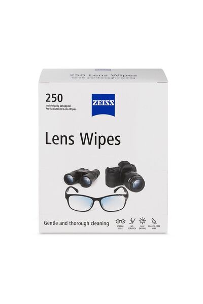 ZEISS Șervețele umede pre-umedețate pentru lentile optice, ochelari și ecrane...