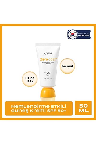 ANUA Zero Cast Moisturizing Sunscreen 50 ml