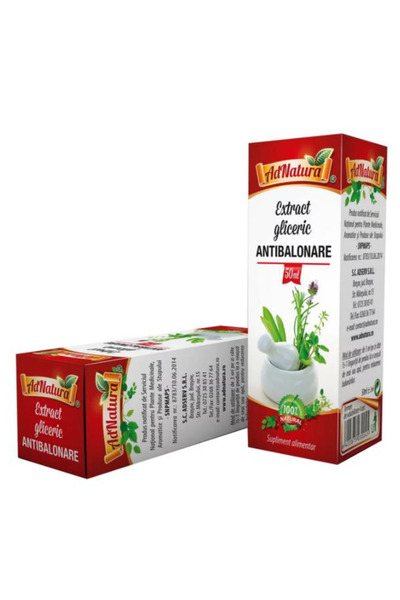 AdNatura Extract Gliceric Antibalonare AdNatura, 50 ml