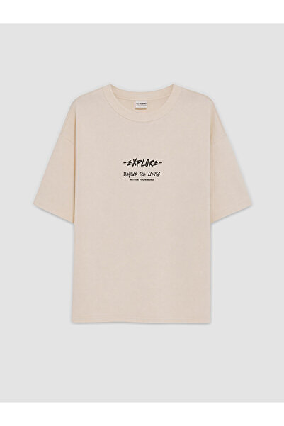 LC Waikiki Crew Neck Printed Boys' T-Shirt