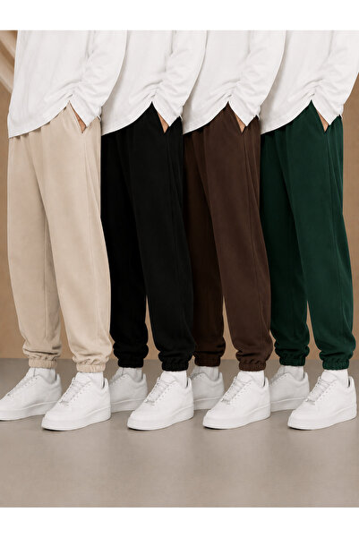 ZİYMO 4-Piece Men's Rubberized Trackpants