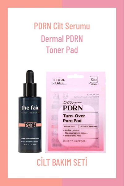 the fair. PDRN Somon DNA Serum 30 ml ve Dermal Tonik Ped 12 Adet Kırışıklık K...