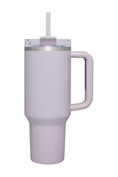 Generic 30 oz Purple Insulated Stainless Steel Travel Tumbler with Handle, St...