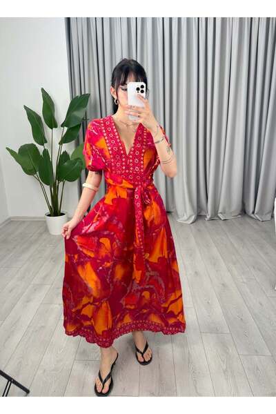 anonim Kai Dress Orange