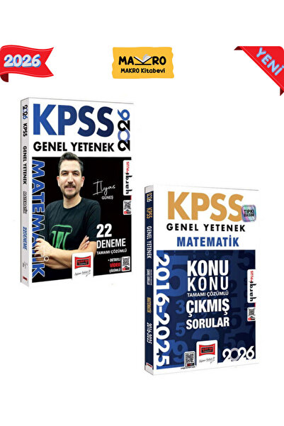 Yargı Yayınları Yargı 2026 KPSS Matematik 22 Deneme (İlyas Güneş)+2016-2026 K...