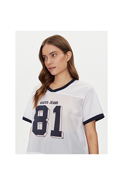 Guess Jeans Γυναικείο T-shirt W5GI59KCTE2 Λευκό