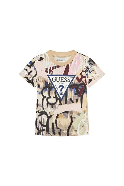 Guess Tricou băieți N5YI04K8HM4 Bej