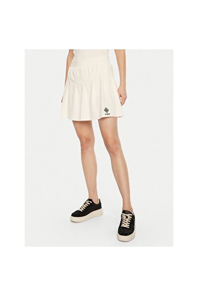 Guess Γυναικεία Μίνι Φούστα V5RD00KCOK1 Κρεμ