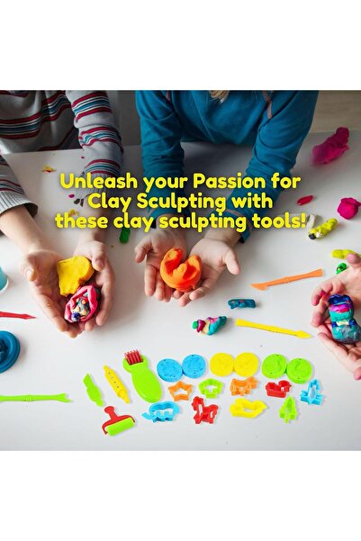 Home Smart Creative Klay Cutting and Klay Molding set for Kids klay Molds, Klay Cutters with other Klay Accessories Best Klay Crafting Kit