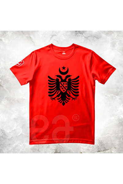 Crea Eymer Wear Turkish-Albanian-Bosnian Design - Printed Cotton Crew Neck T-...