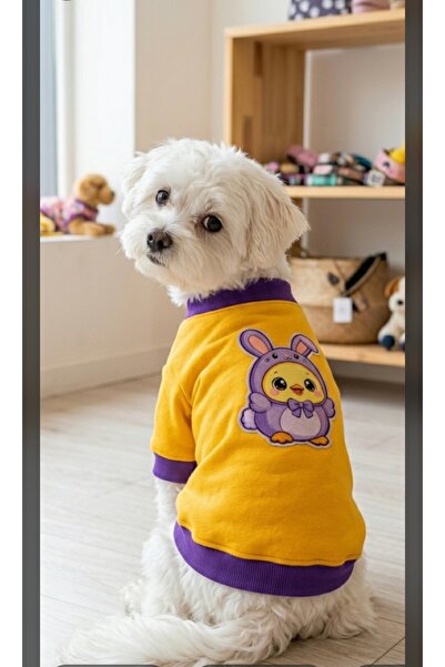 atelyu Cat Dog Outfit Thick Printed Sweatshirt