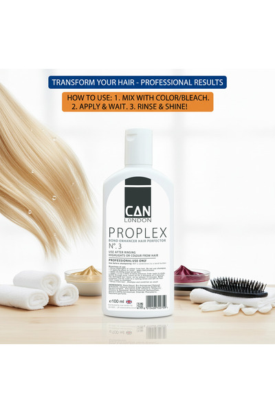 Ican London Proplex No.3 Bond Enhancer Hair Perfector 100ml – Professional Bond Builder Hair Treatment for Damaged, Colored & Chemically Treated Hair