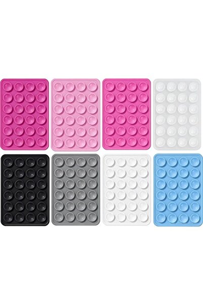 Generic 8-Pack Silicone Suction Phone Mount for Selfies