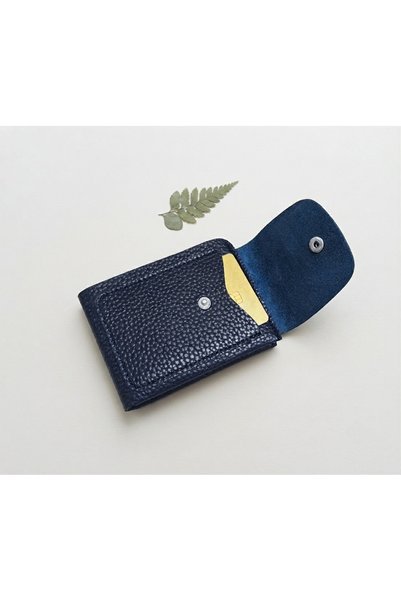 PASSTELL Unisex New Design Minimalist Model Folding Wallet with Coin Compartment and Credit Card Holder