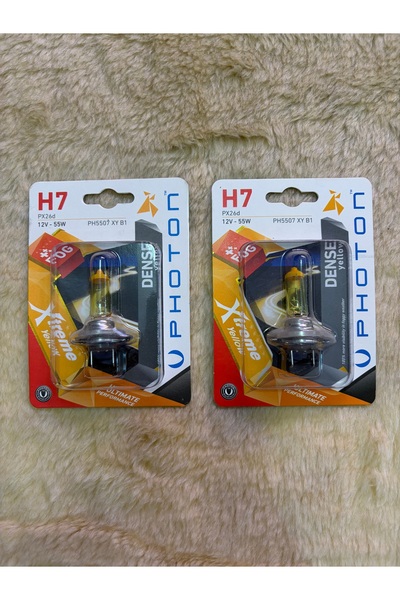 APS OTOMOTİV APS - H7 12V LİMON SARISI FAR AMPULÜ TAKIMI (1 ÇİFT)
