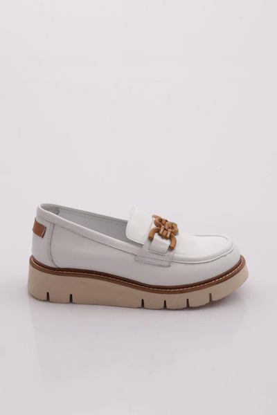 Mammamia D24Ya-3205 Women's Leather Loafer Shoes