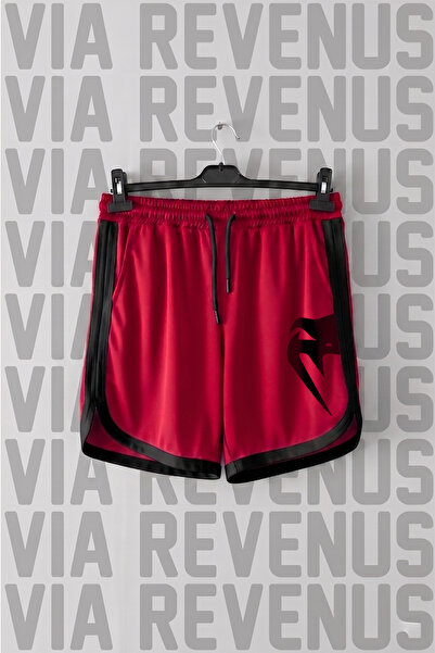 Vordevia Sports Shorts - Red - Normal waist