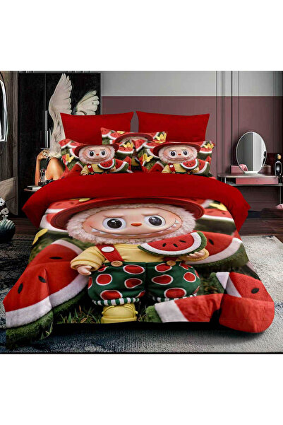 CumparaMisim Double Sheet Sets - Red