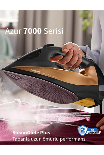 Philips Azur 7000 Serisi 250g Şok Buhar 50g/dk Sürekli Buhar 2800W Güçlü Stea...