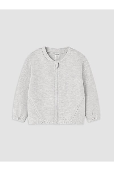 LC Waikiki Crew Neck Baby Boy Zippered Sweatshirt (W6)