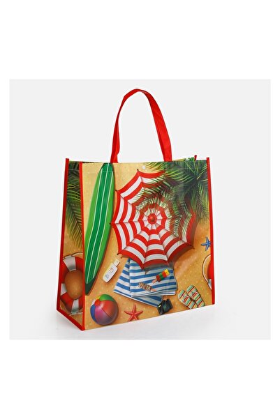 OEM Sacoșă reutilizabilă de vară, model plajă, vară, 49x20x50cm – perfectă pe...