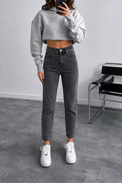 sion jeans Dimljene Mom Jeans hlače za svakodnevno nošenje, udobne ženske pan...