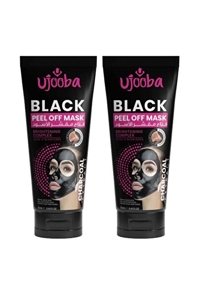 ujooba Black Peel Off Mask Brightening Complex Acne - Pack of 2