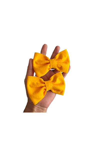 feltland Fundite de par din fetru pentru fetite FELTLAND, set 2 buc, 9*6cm, g...