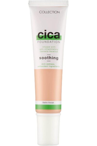 COLLECTİON Hydrating Medium Coverage Cica Foundation Infused with Anti-Rednes...