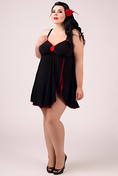 Andalea Μαύρο Νυχτικό Babydoll E/2009 από την Lingerie - 46/48, Μαύρο