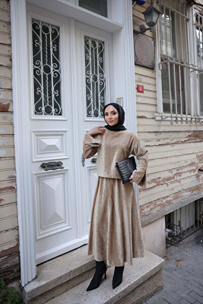 Bwest Skirt Suit - Beige