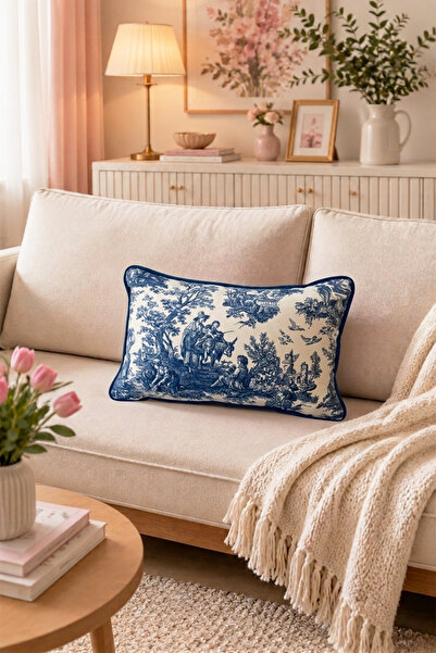 DEKOMOD 1 Pcs Digital Printed Decorative Double Sided French Peasant Pattern ...