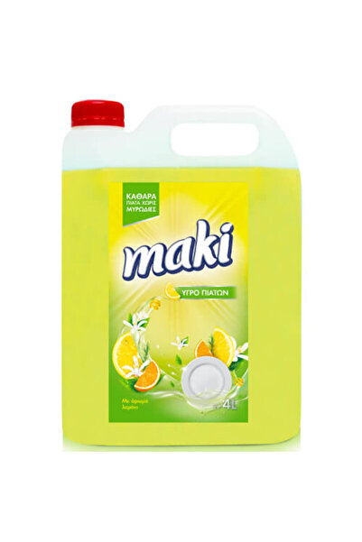 Maki ΜΑΚΙ ΥΓΡΟ ΠΙΑΤΩΝ 4lit - (ΛΕΜΟΝΙ)