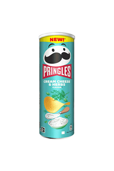 Pringles ΤΣΙΠΣ 165gr - (CREAM CHEESE ΚΑΙ HERBS)