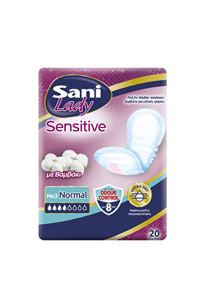 Sani LADY ΣΕΡΒΙΕΤΕΣ ΑΚΡΑΤΕΙΑΣ No3 (20τεμ.) - (NORMAL)