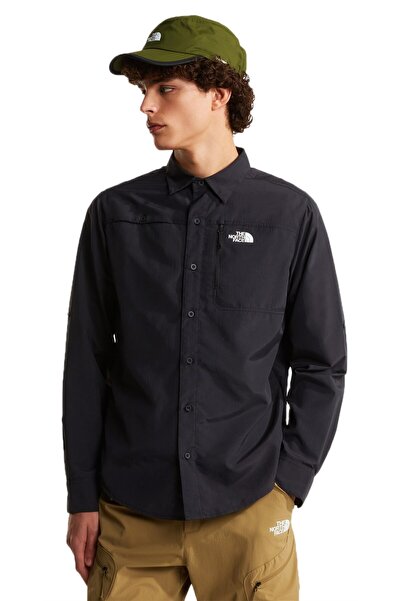 THE NORTH FACE Packable long sleeve shirt men's casual shirt colorful
