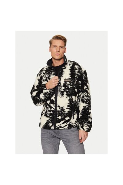Napapijri Fleece pentru bărbați NP0A4HZJF9R1 Negru