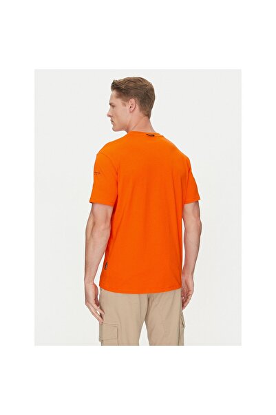 Napapijri Tricou bărbătesc NP0A4I3NA001 Portocaliu
