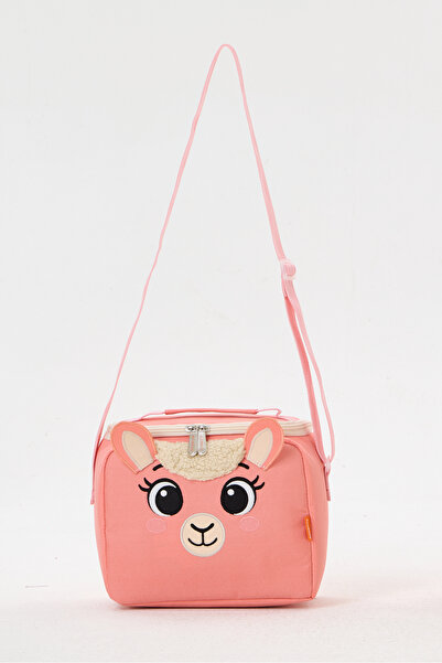 Roxbros Lama Figured Thermal Lunchbox Pink - Thermal Insulated Girls' Nursery...
