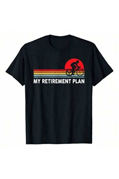 Astogria13 تي شيرت Vintage Bike Cycling My Retirement Plan Bicycle Ride Cycli...