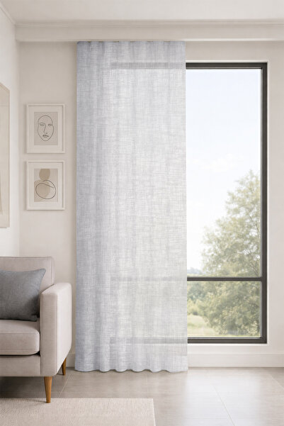 Premier Home ستارة كابيلا بيضاء من التول مقاس خاص 280×250 بدون طيات