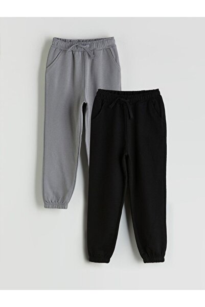 LC Waikiki Elastic Waist Boys' Jogger Sweatpants 2-Piece Set