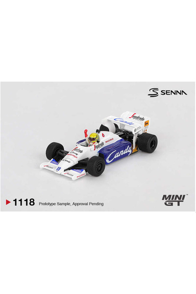 mini gt 1/64 توليمان تي جي 184 # 19 آيرتون سينا 1984 جائزة موناكو الكبرى المر...