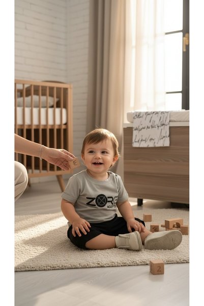 balbeybi Baby Boy 3-Piece Set 2 T-Shirts 1 Shorts Summer Cotton Casual Set 9-...