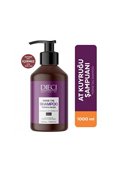 DIECI PERFECT HAIR CARE Horsetail Shampoo 1000 ml – At Kuyruğu Özlü Dökülme K...