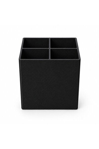 Three Dittle Birds 4-Compartment Desktop Block Pen Holder |   Desktop Organizer