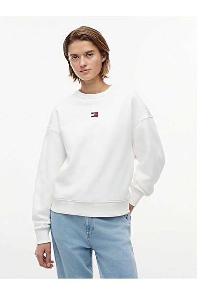 Tommy Hilfiger TJW Kadın Boxy Badge Crew Sweatshirt